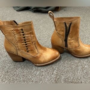 Bed Stu booties new with tags. Size 6. 2.5-inch heels.